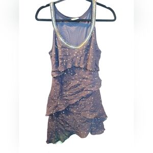 Free People Indigo Blouse